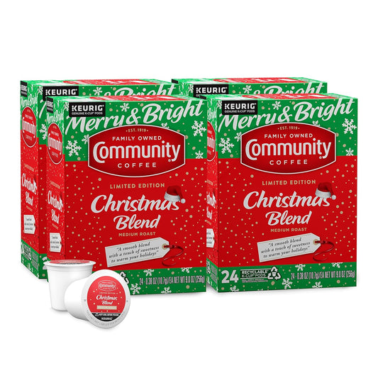Community Coffee Christmas Blend Pods, 96 Count
