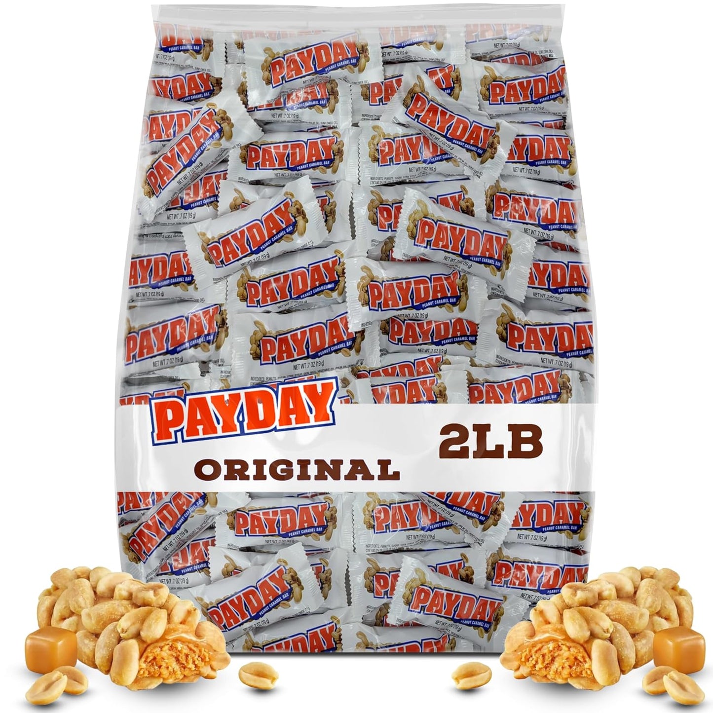 PayDay Peanut and Caramel Snack Size Candy Bars by Sweetsome
