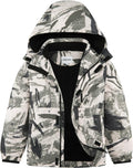 Boys Waterproof Ski Jacket Fleece Lined Warm Winter Snow (Style J96Y)