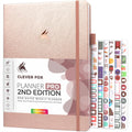 Undated Weekly Planner 8.5x11 Rose Gold - Clever Fox PRO 2nd Edition
