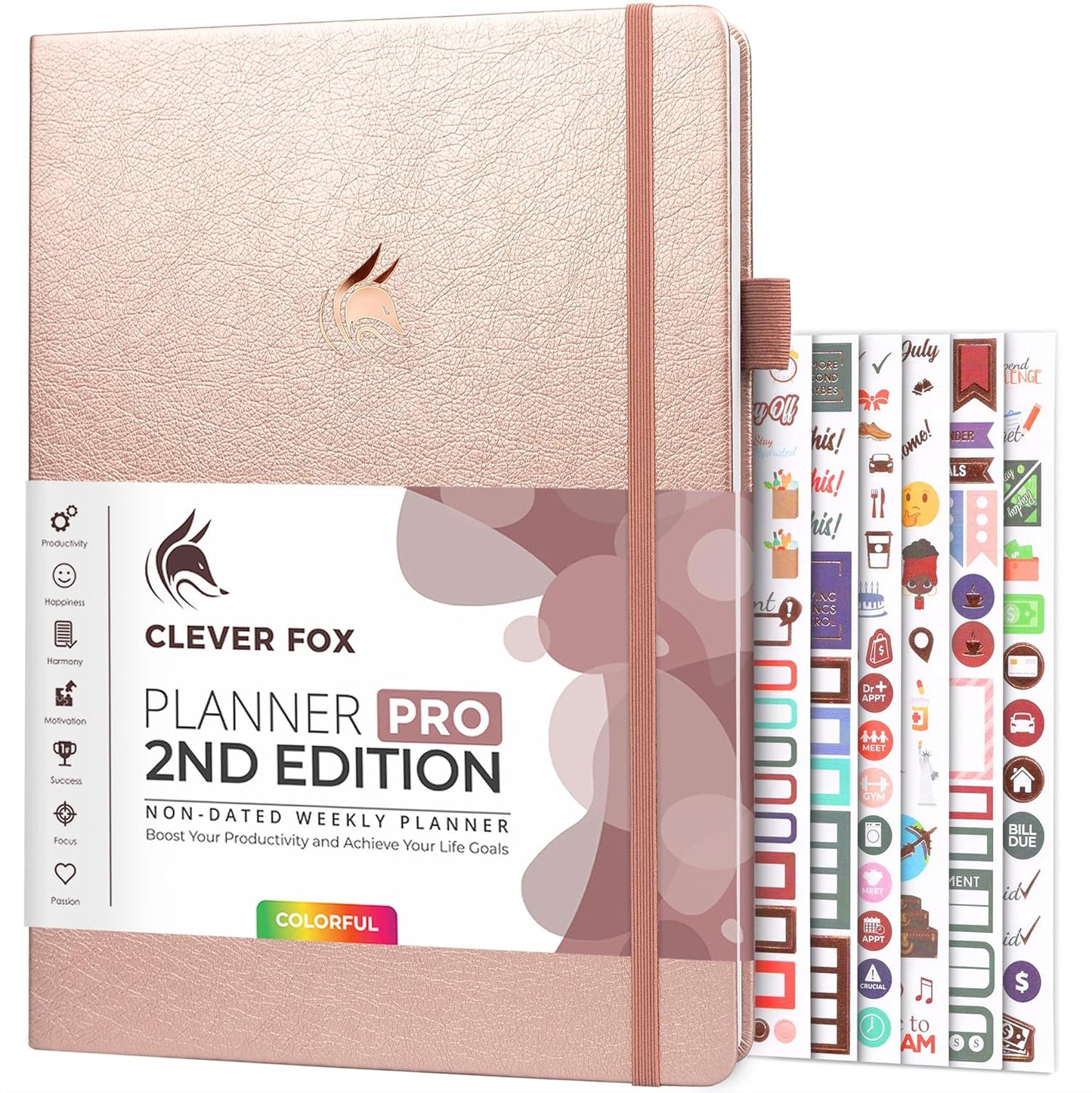 Clever Fox Planner PRO 2nd Edition for Effective Time Management