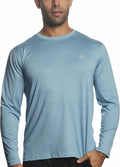 Arctic Cool Men's Crew Neck Instant Cooling Long Sleeve Shirt - Active