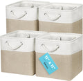 11x11 Cube Storage Bins 4 Pack - Foldable Fabric Organizers