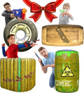 Inflatable Battle Bunkers Set - 4 Piece Tactical Obstacles for Laser