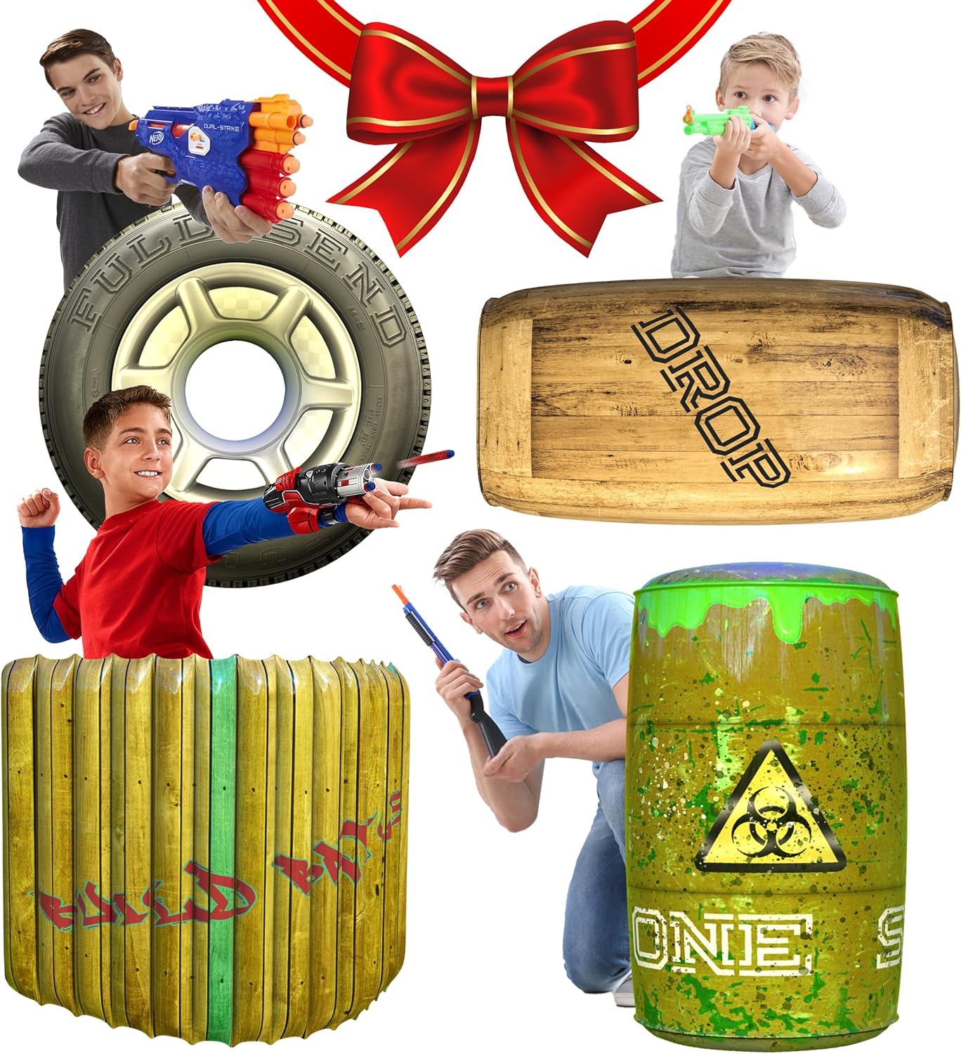 Skywin Inflatable Obstacles for Thrilling Laser Tag Battles