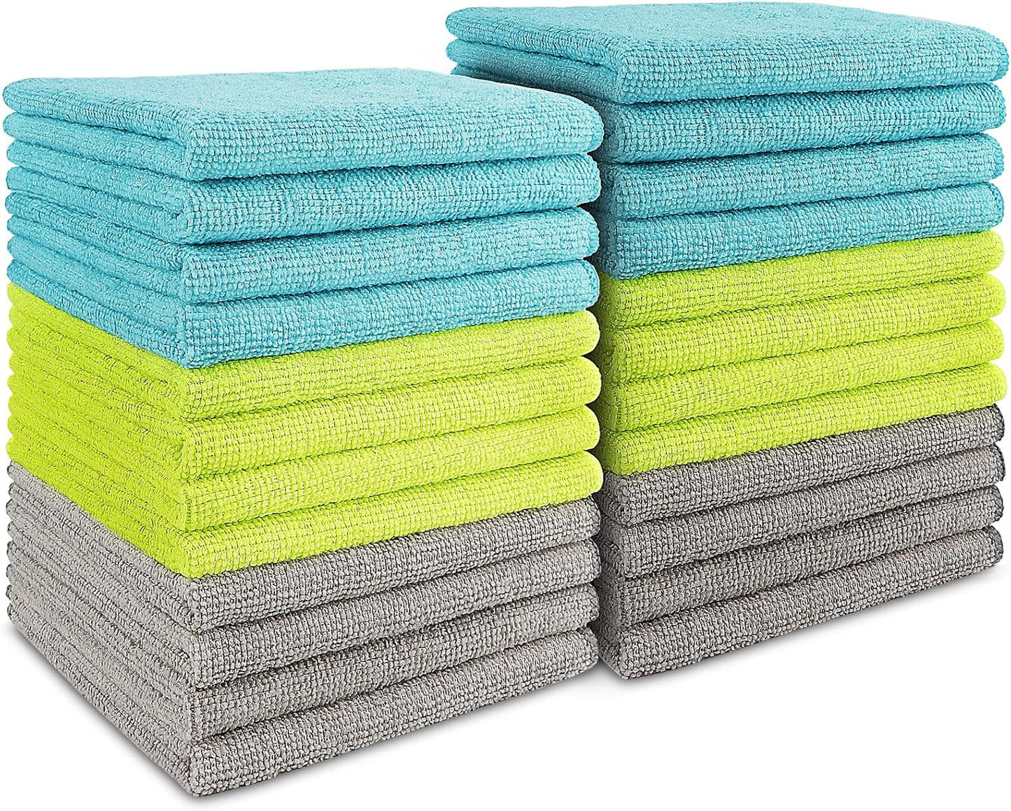 AIDEA 24-Pack Microfiber Cloths: Lint-Free & Streak-Free Cleaning!