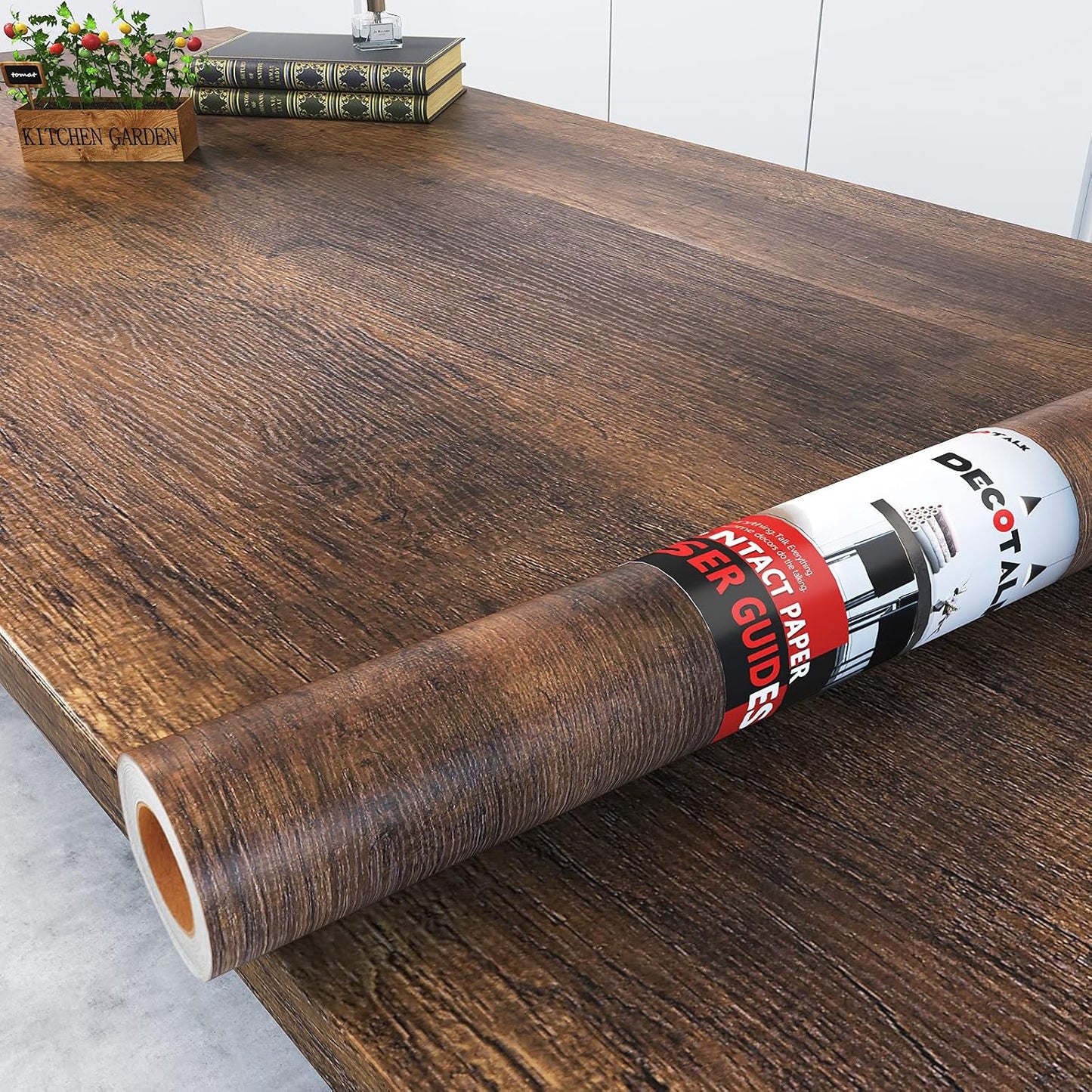 Decotalk Contact Paper Wood Grain Peel and Stick Wallpaper Review