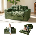 MAXYOYO Convertible Sofa Bed Pull Out Loveseat Sleeper - Space-Saving
