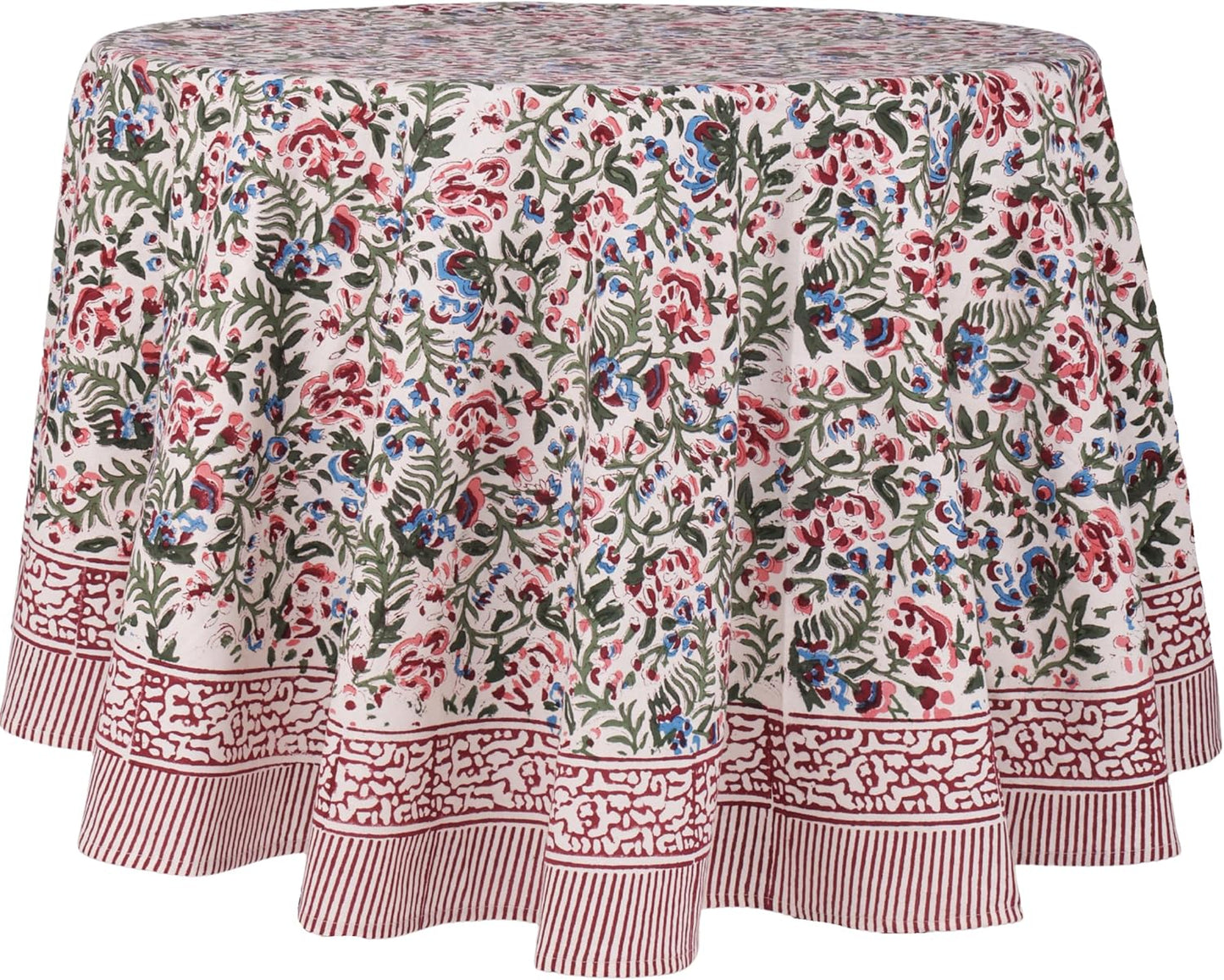 ATOSII Ambrosia 100% Cotton Round Boho Tablecloth for Fall