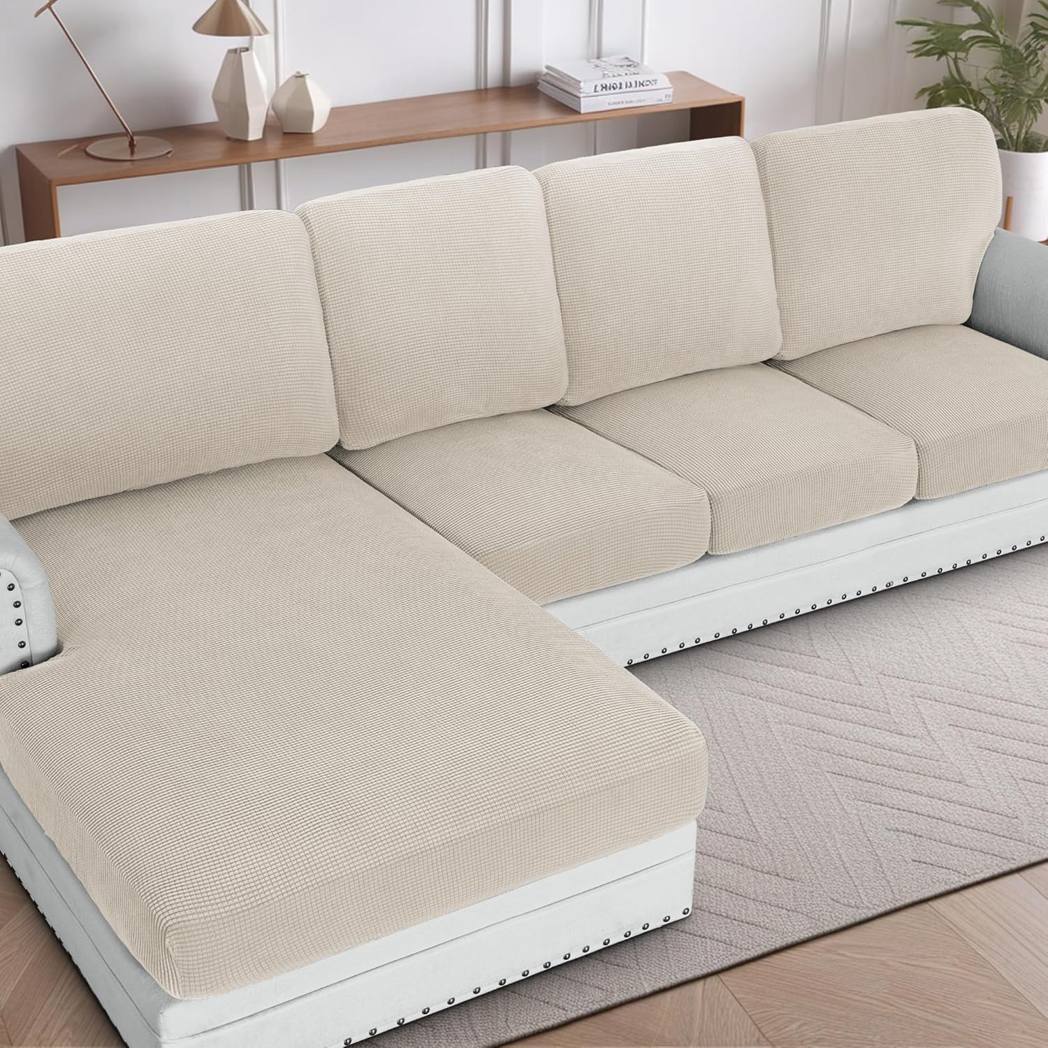 H.VERSAILTEX 2025 New Sectional Couch Covers for L Shaped Sofa