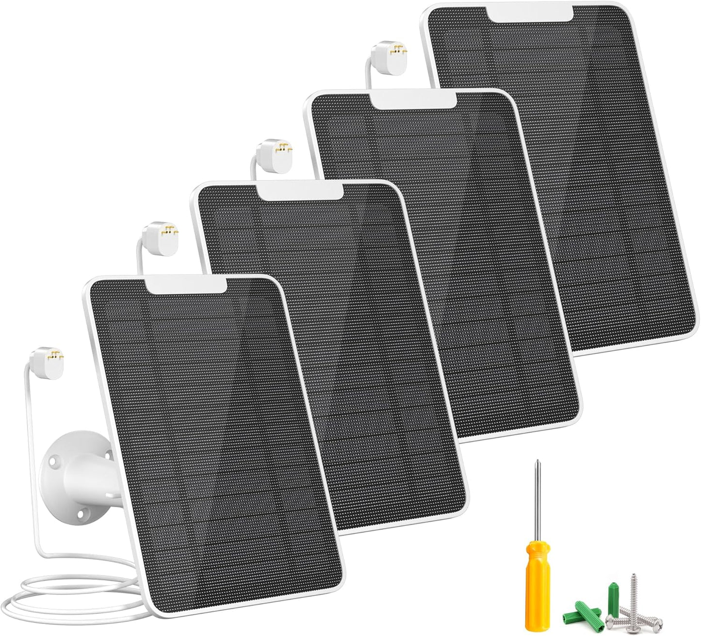 Premium 5W Solar Panel for Google Nest Camera - 4 Pack