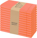 Cloth Napkins Halloween Orange 20in x 20in (Set of 12) - Reusable