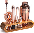 Mixology & Craft Cocktail Shaker Set - Complete 10-Piece Bar Kit