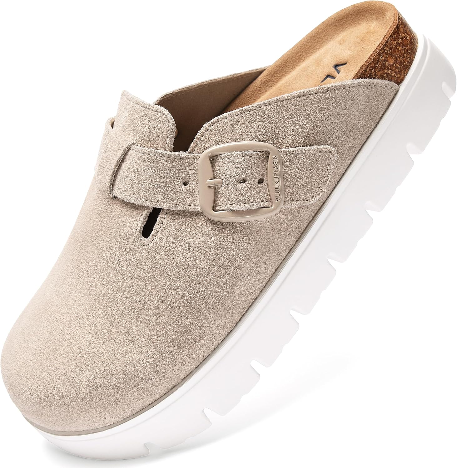 Genuine Suede Clogs for Women with Arch Support and Style