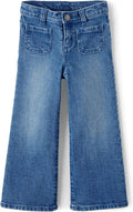 Gymboree Girls and Toddler Wide Leg Jeans - Flare Comfort and Durable