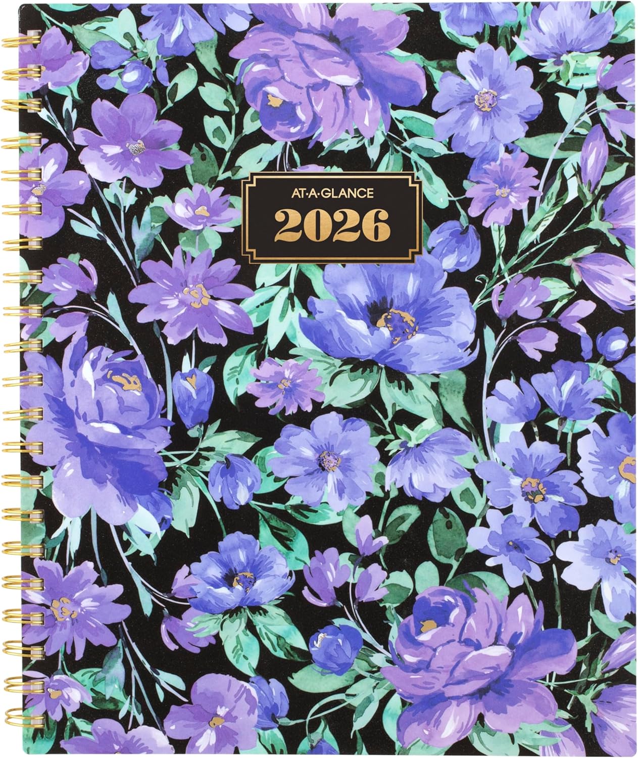 AT-A-GLANCE 2026 Planner with Floral Design for Yearly Planning