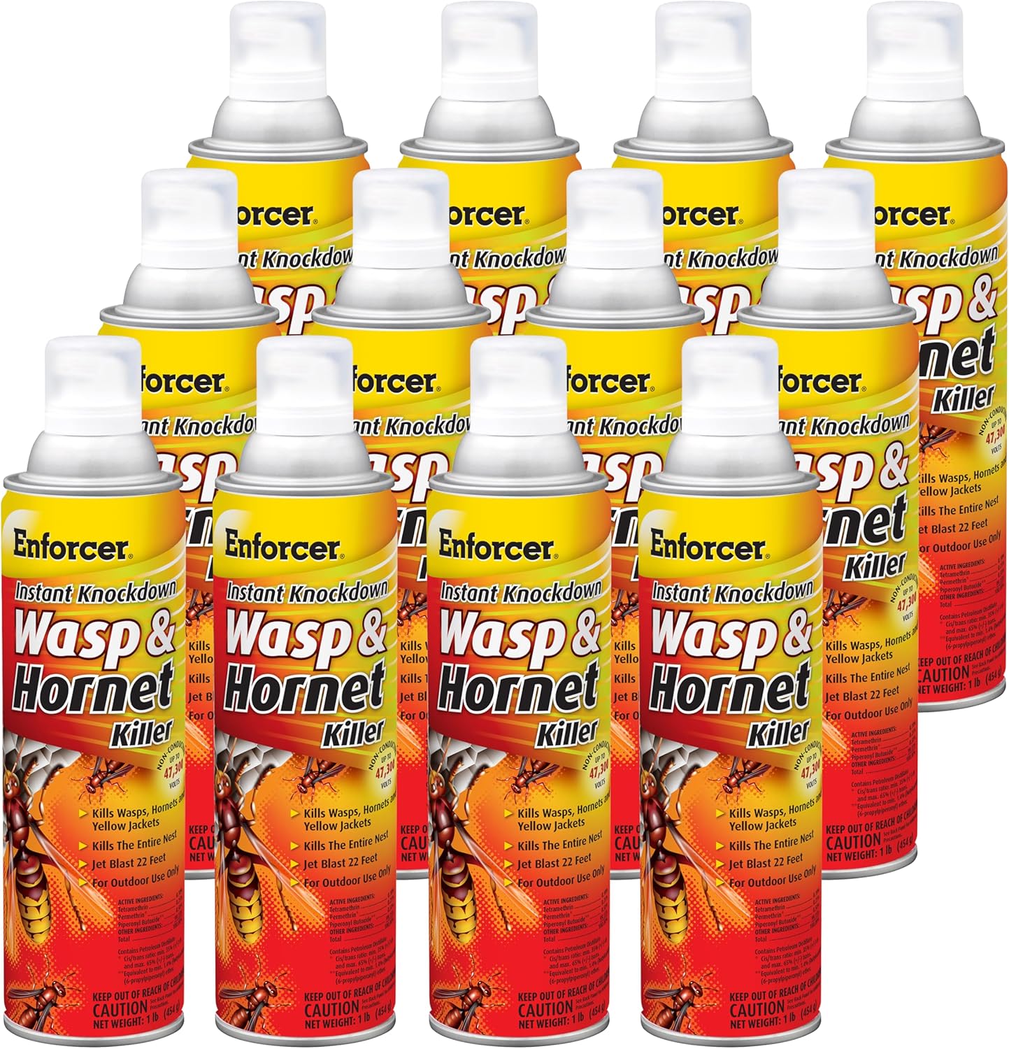 Zep Enforcer Yellow Jacket Wasp and Hornet Killer 16 Oz Spray