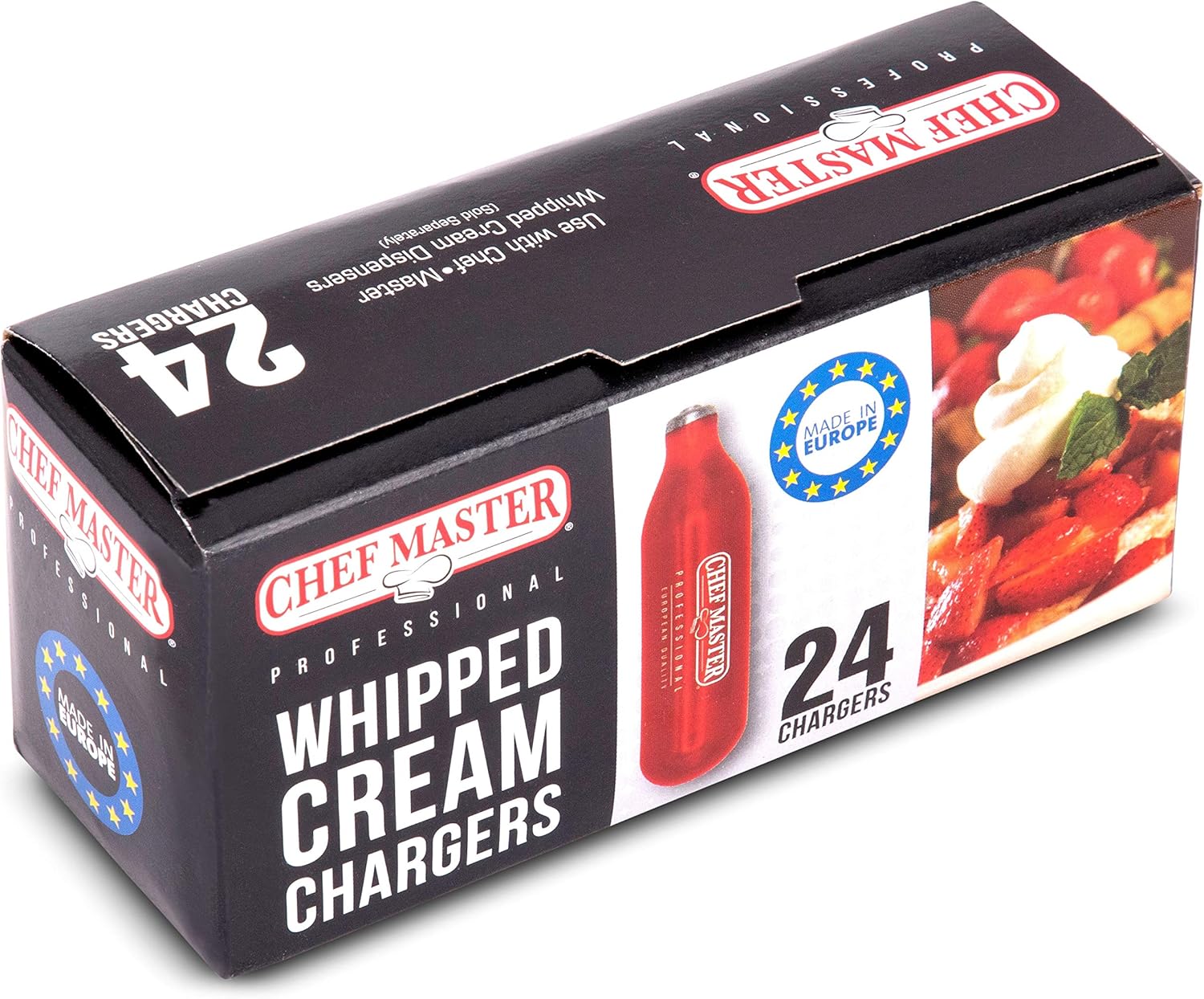 Premium European Whipped Cream Chargers - Pack of 24