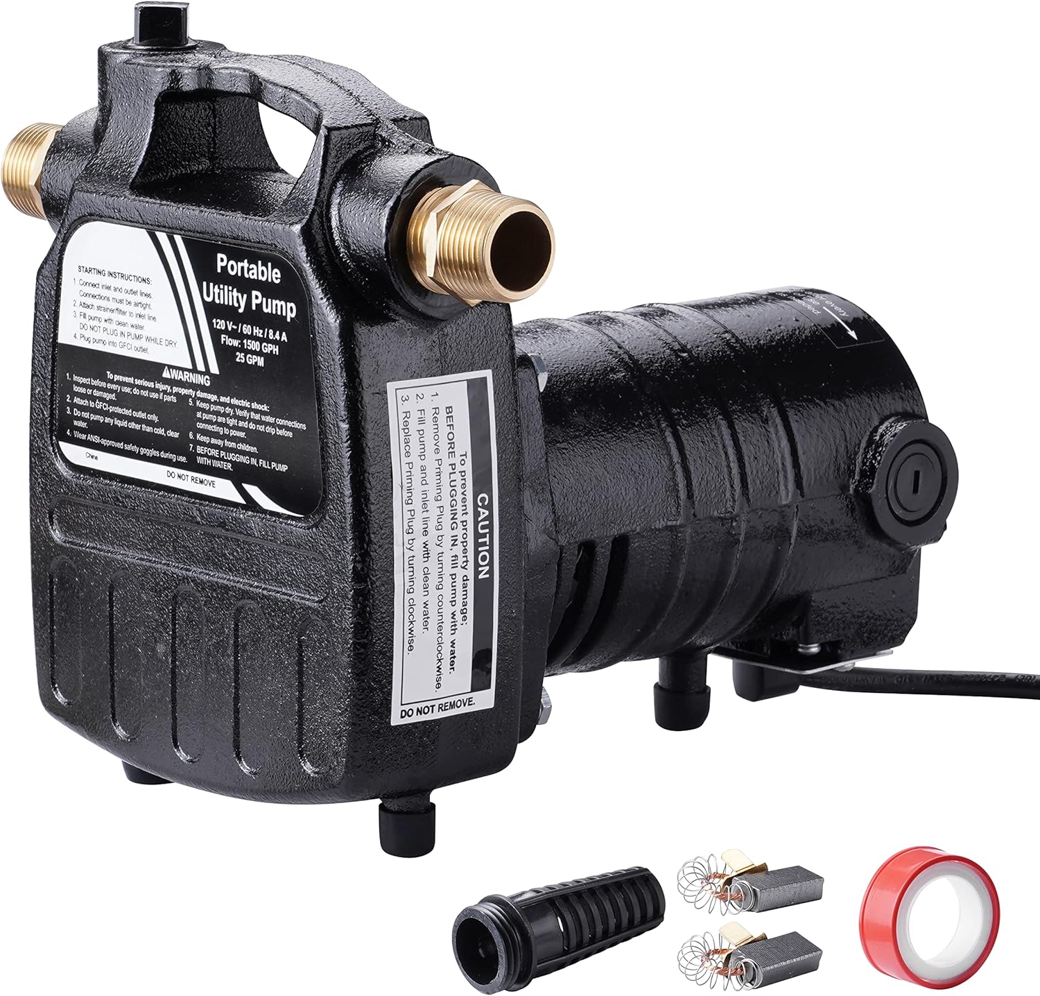 115Volt 1/2HP Heavy Duty Water Transfer Pump for Efficient Use