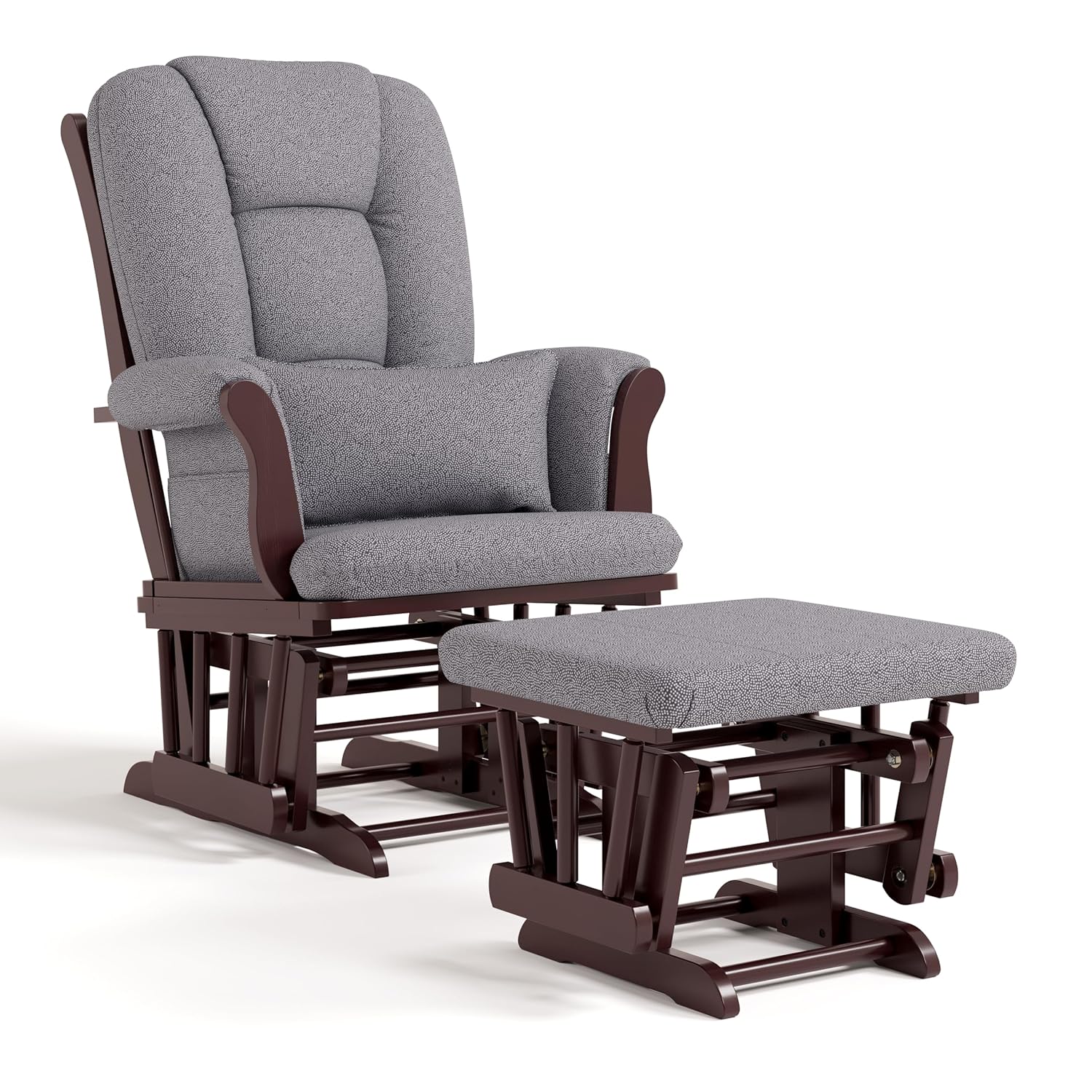 Storkcraft Tuscany Glider and Ottoman Set for Nursery Comfort