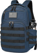 Military Tactical Backpack for Men 25L Black - Compact Assault Bag