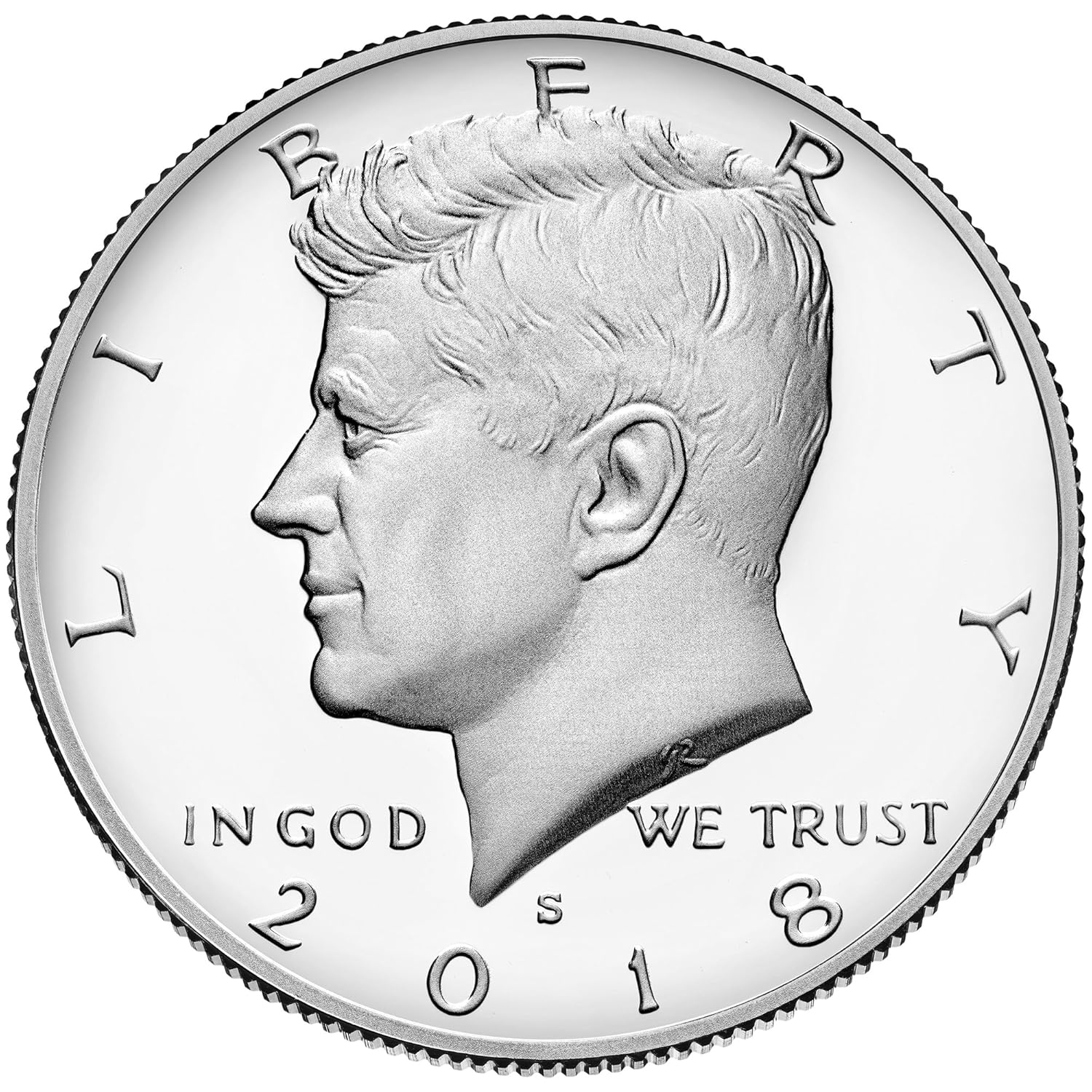 2018 S Kennedy Half Dollar Proof DCAM Silver Coin Review