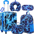 Redbaker 6 Pcs Kids Luggage Set for School Travel Fun