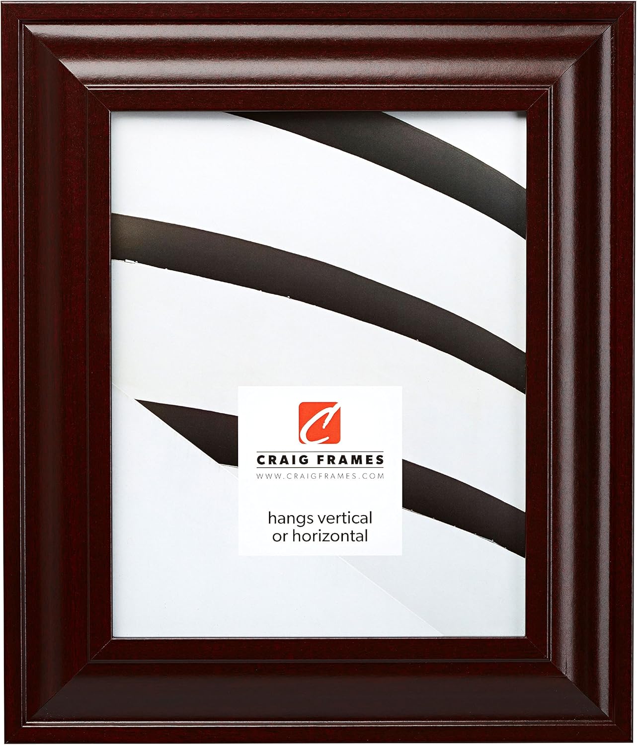 10 by 13-Inch Picture Frame with Smooth Wood Grain Finish