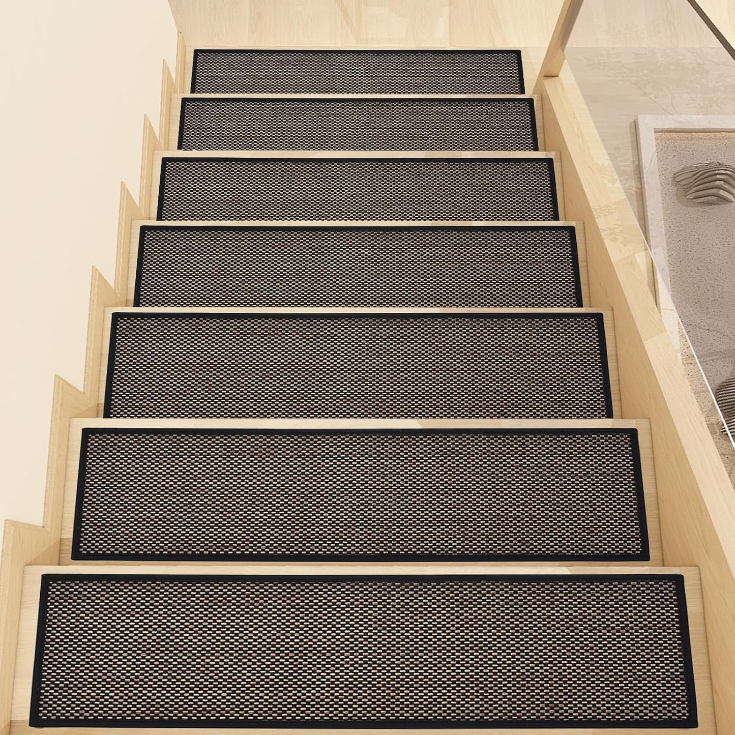 Stair Treads Non Slip with Rubber Backing for Wooden Steps