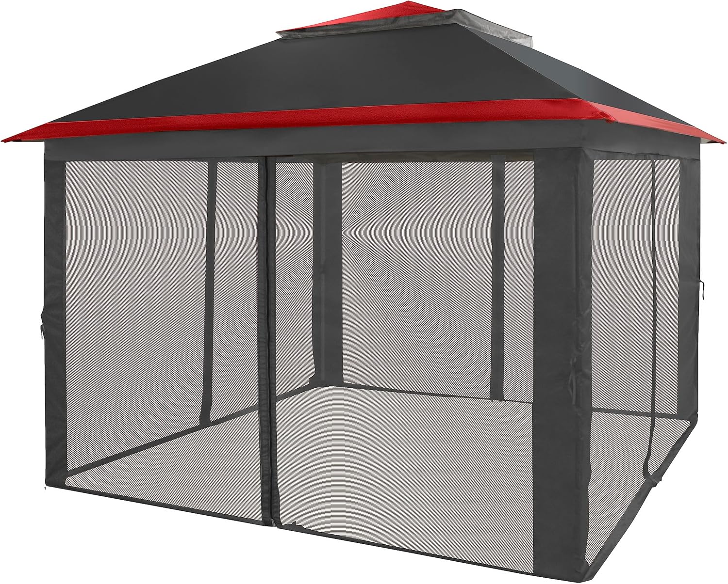 CROWN SHADES 11x11 Pop Up Gazebo, Easy Setup Canopy with Wheeled Bag