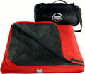XL Quilted Fleece Stadium Blanket with Toggle - Wearable Cape