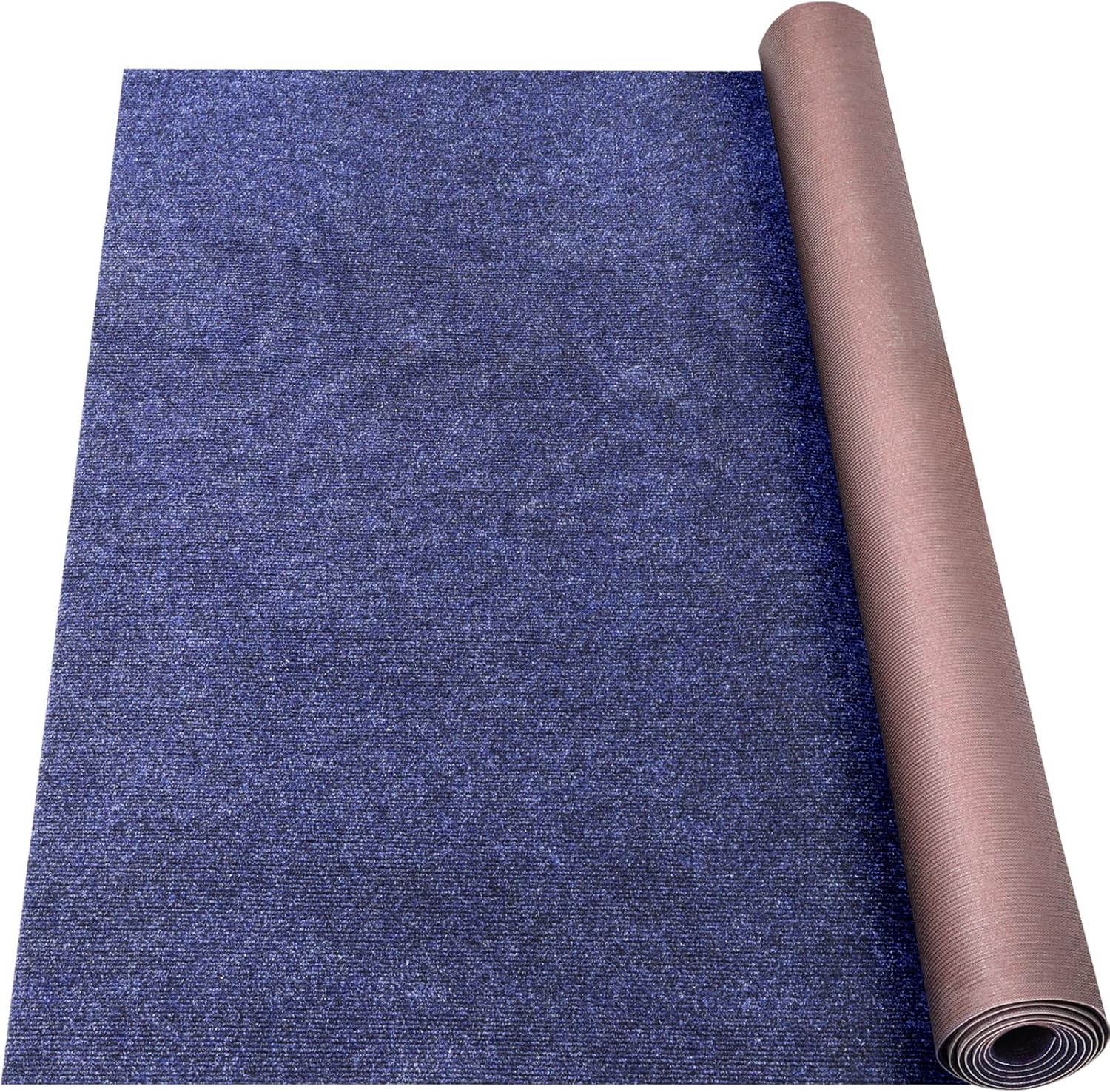 Marine Carpet 6 FT x 10 FT Deep Blue Indoor Outdoor Carpet