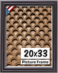 Coffee Brown 20x33 Picture Frame.75 in Wide - Dark Brown Wall Decor