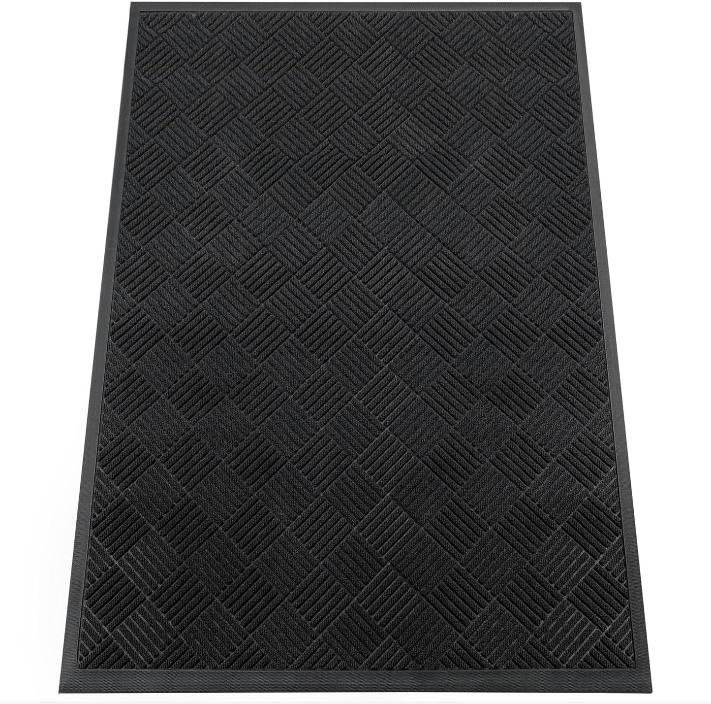 Indoor Outdoor Door Mat with Non-Slip Rubber Backing for Entryway