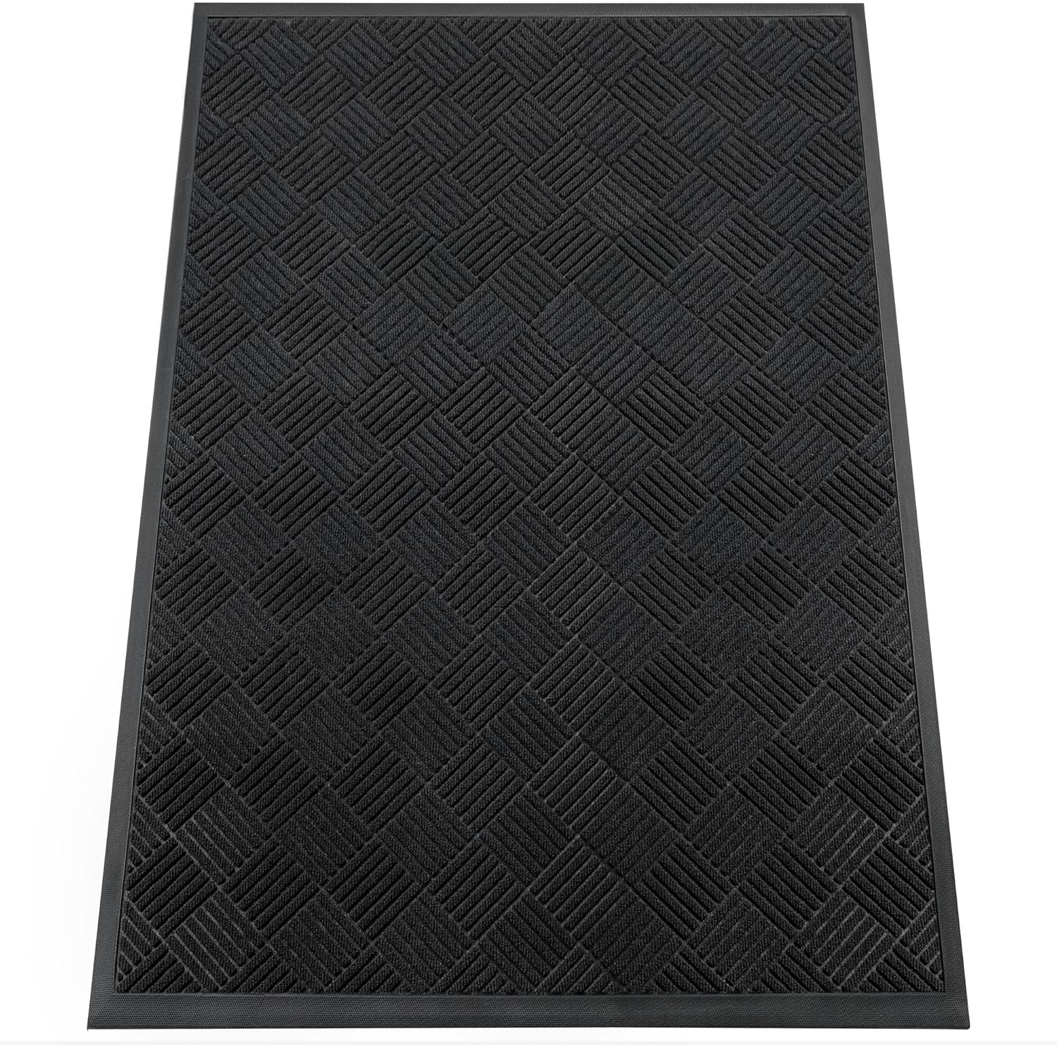 Indoor Outdoor Door Mat with Non-Slip Rubber Backing for Entryway