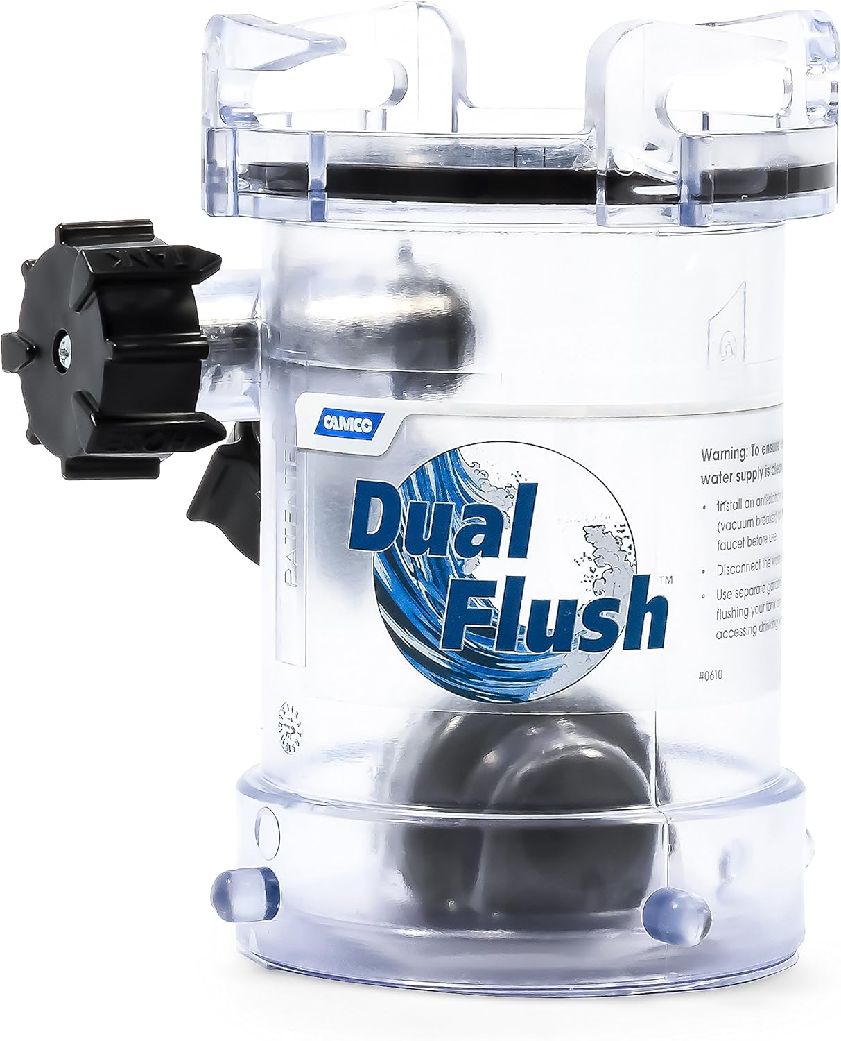 Camco Dual Flush RV Holding Tank Rinser for Efficient Cleaning