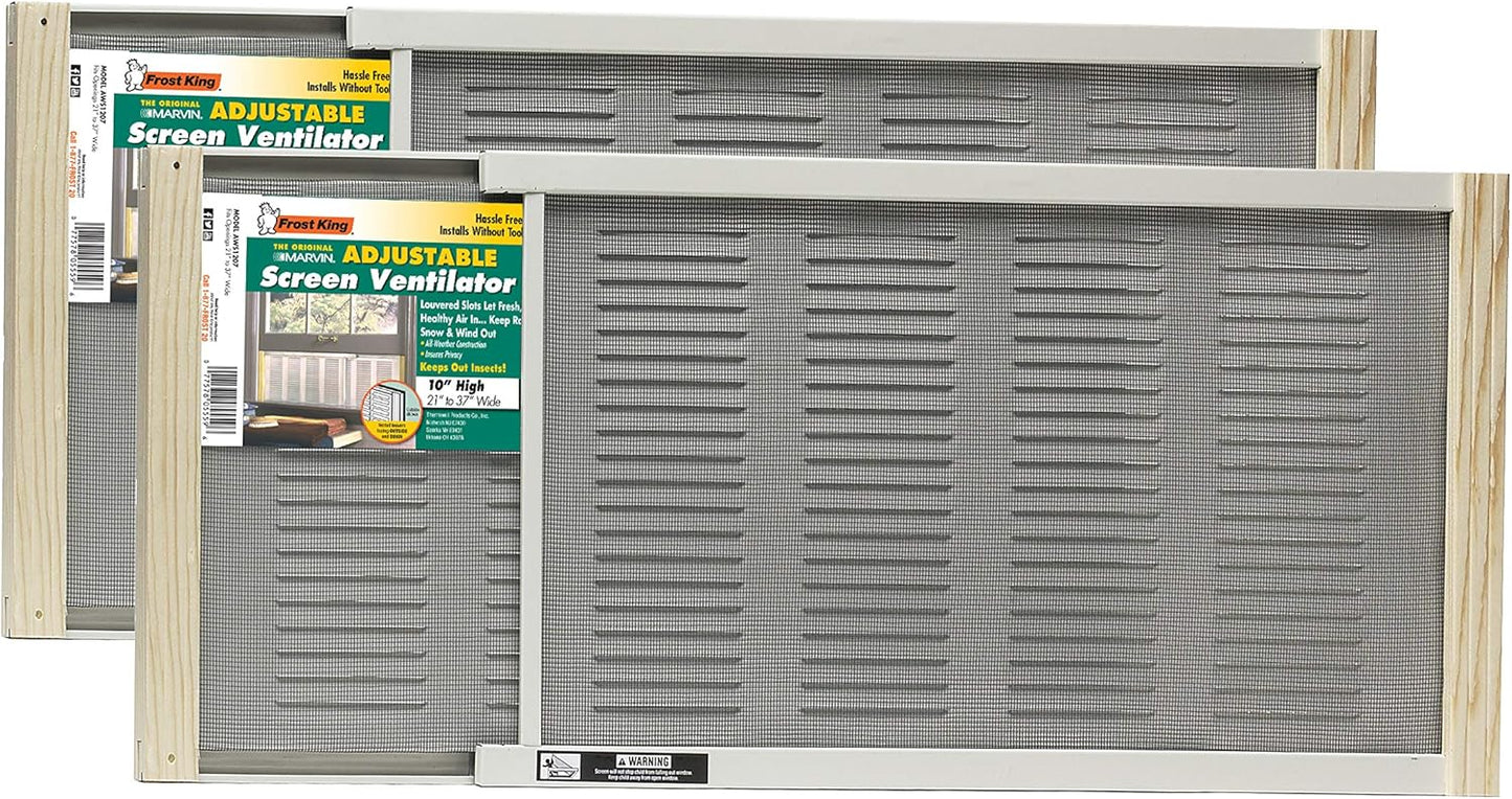Frost King Adjustable Window Screen for Easy Installation and Fit