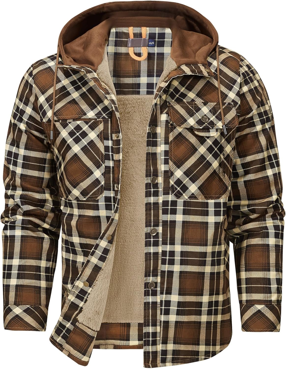 Mr.Stream Men's Outdoor Casual Vintage Flannel Shirt Jacket