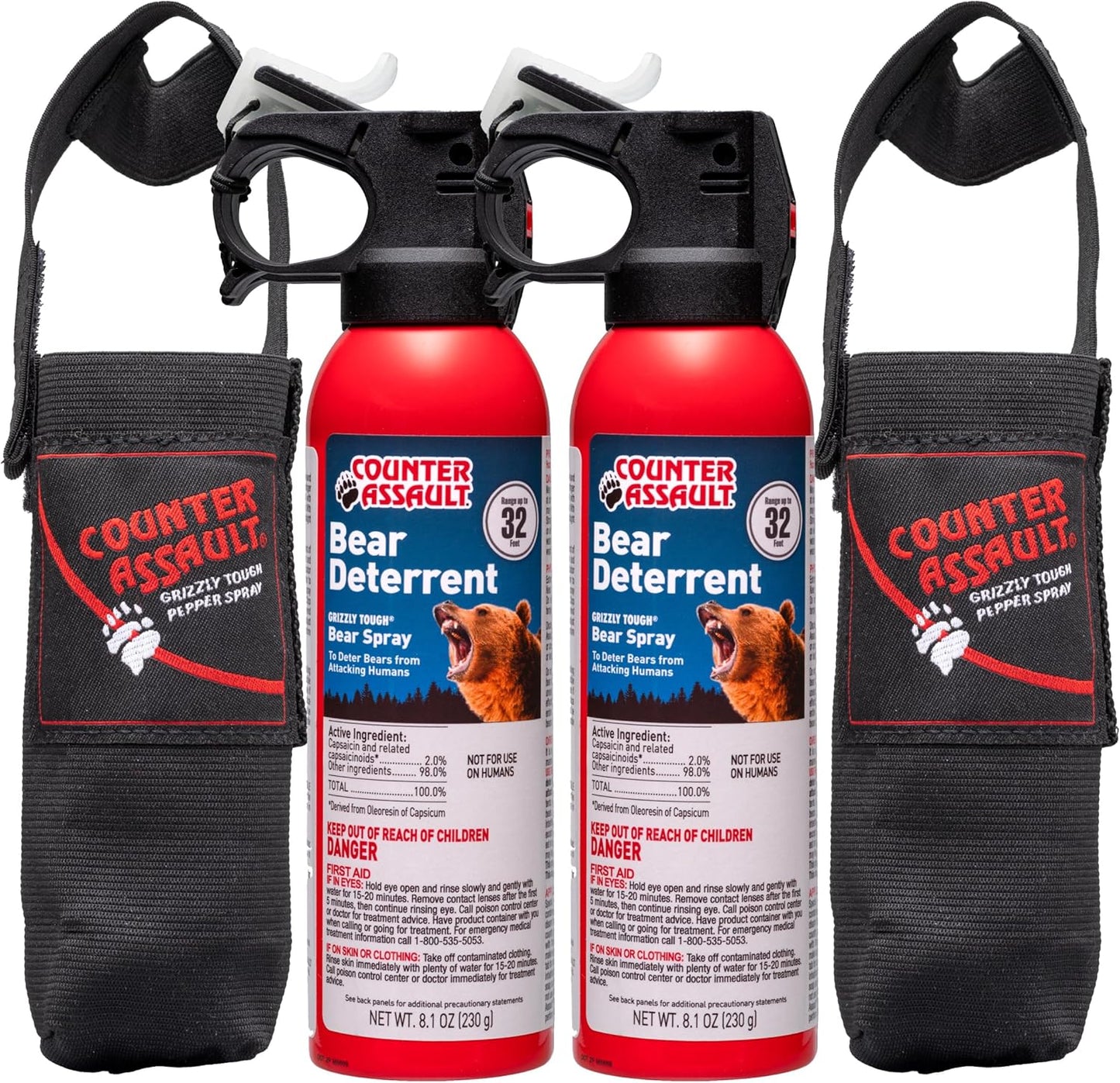 Counter Assault Bear Spray - Long-Range Protection for Hikers