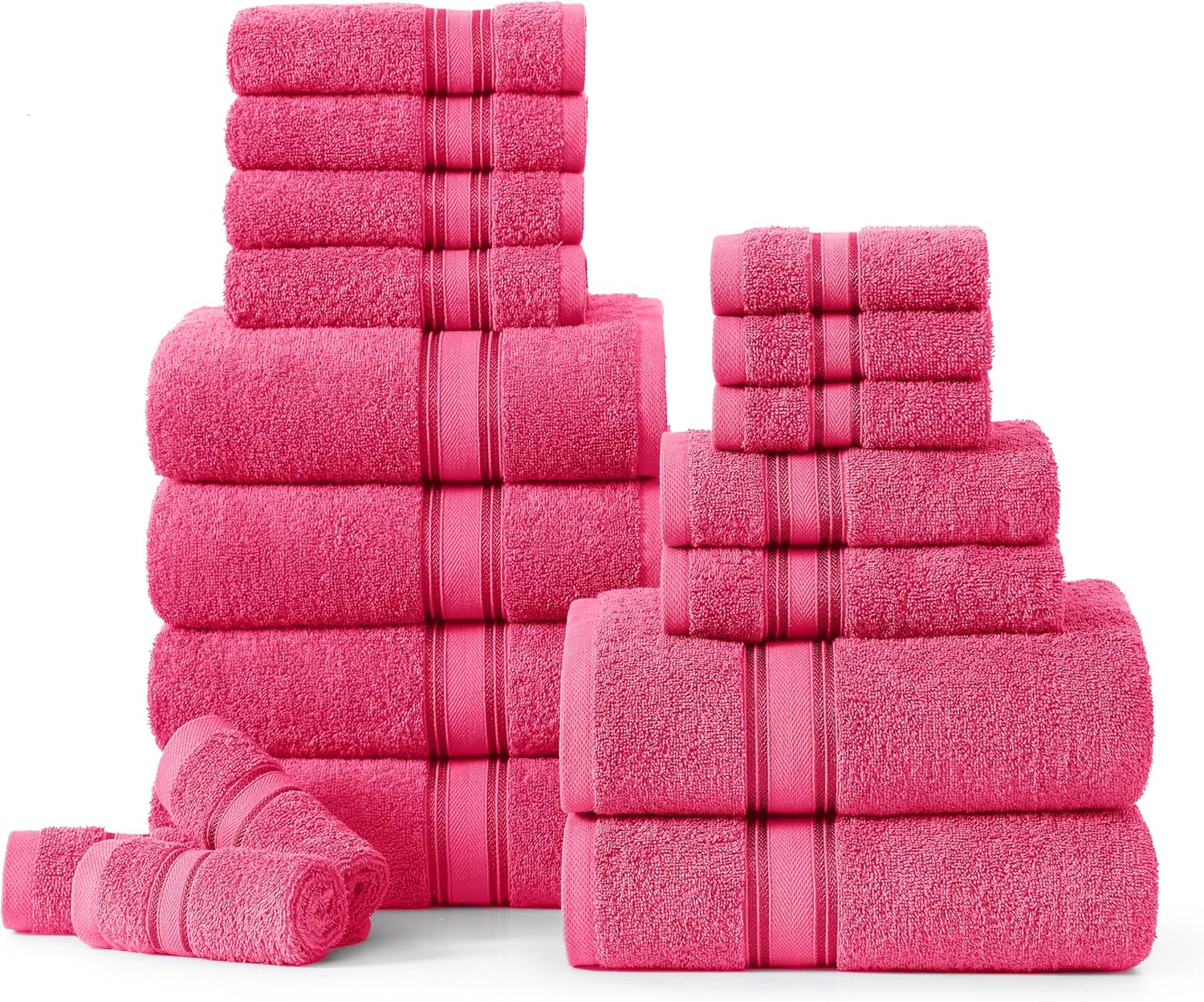 Luxury Bathroom Towel Set - 100% Cotton, Quick Dry & Soft