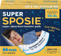 Super Sposie Booster Pads Max Absorbency for Nighttime Diapers