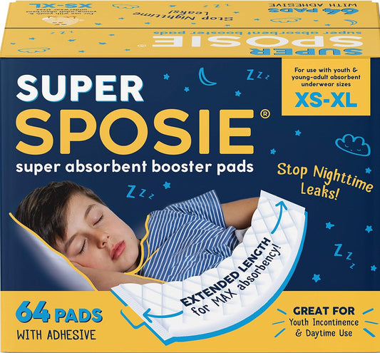 Super Sposie Booster Pads - Maximum Nighttime Absorbency!