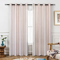 DriftAway Farmhouse Linen Blend Blackout Curtains 84 in - Vintage