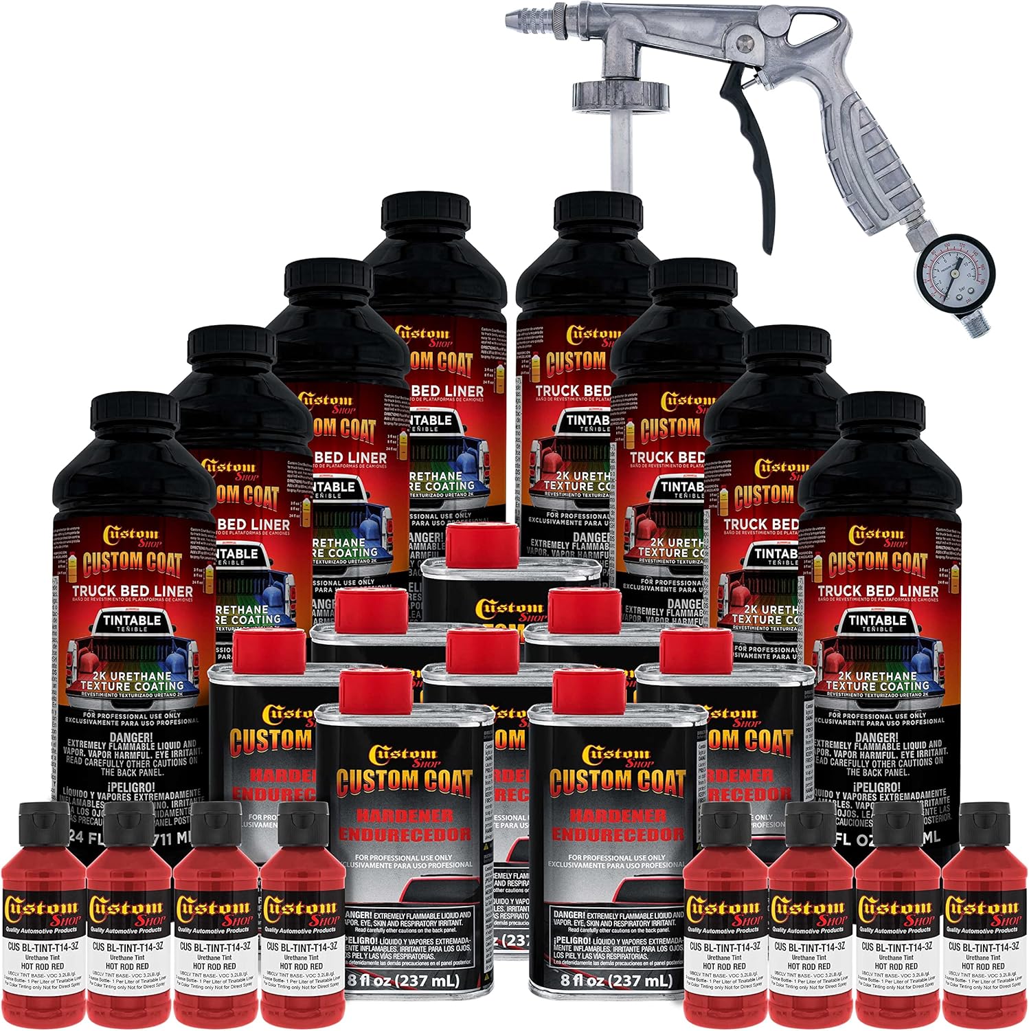 Custom Coat Hot Rod Red 2 Gallon Truck Bed Liner Kit Review