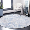 SAFAVIEH Amelia 6ft7ft Round Area Rug - Modern Grey & Blue