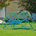 10FT Climbing Dome with Hammock - Sturdy 1000lb Outdoor Jungle Gym