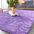 Area Rugs for Living Room Bedroom 4x5.9 ft - Plush Machine Washable