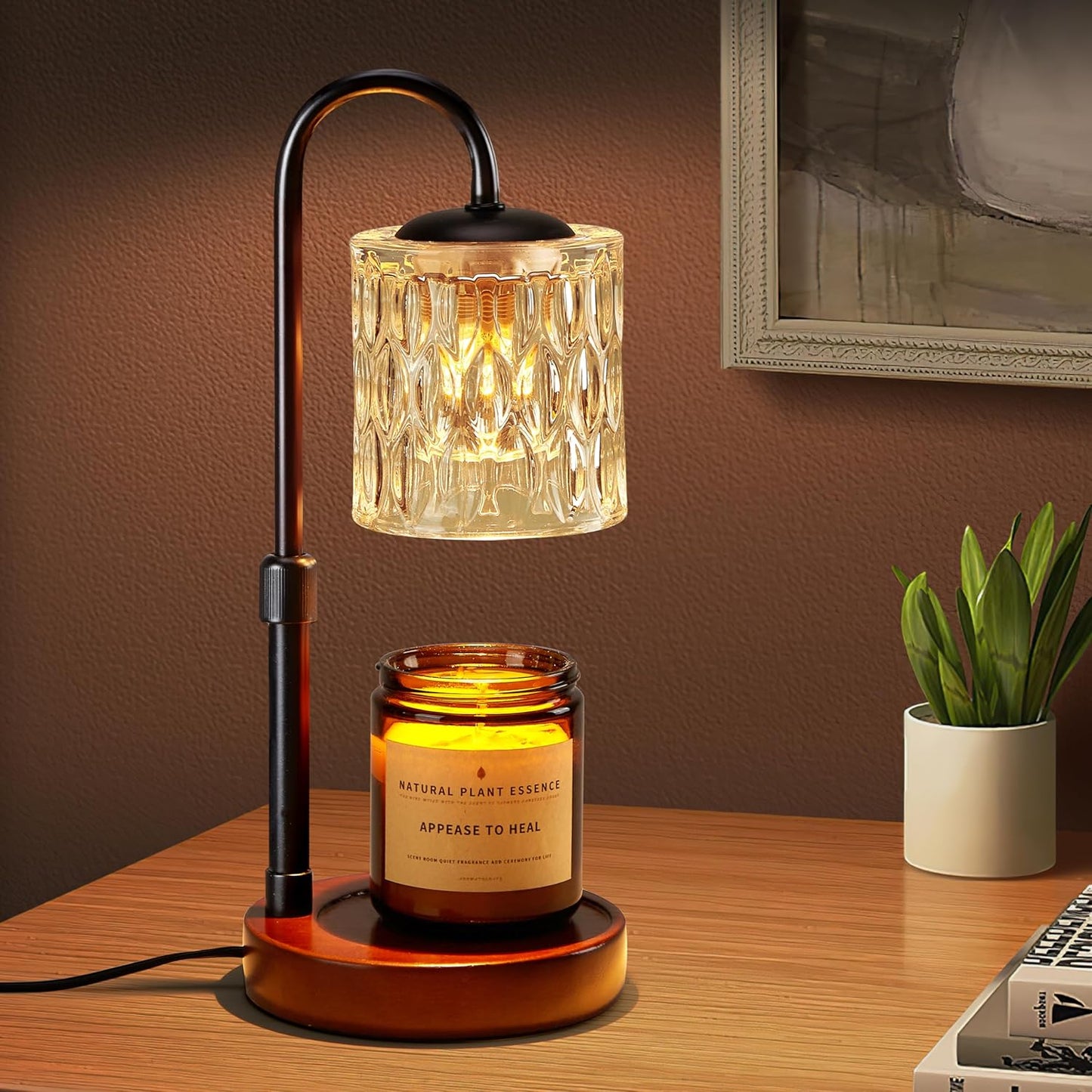 Dimmable Candle Warmer Lamp with Timer for Home Decor Gifts