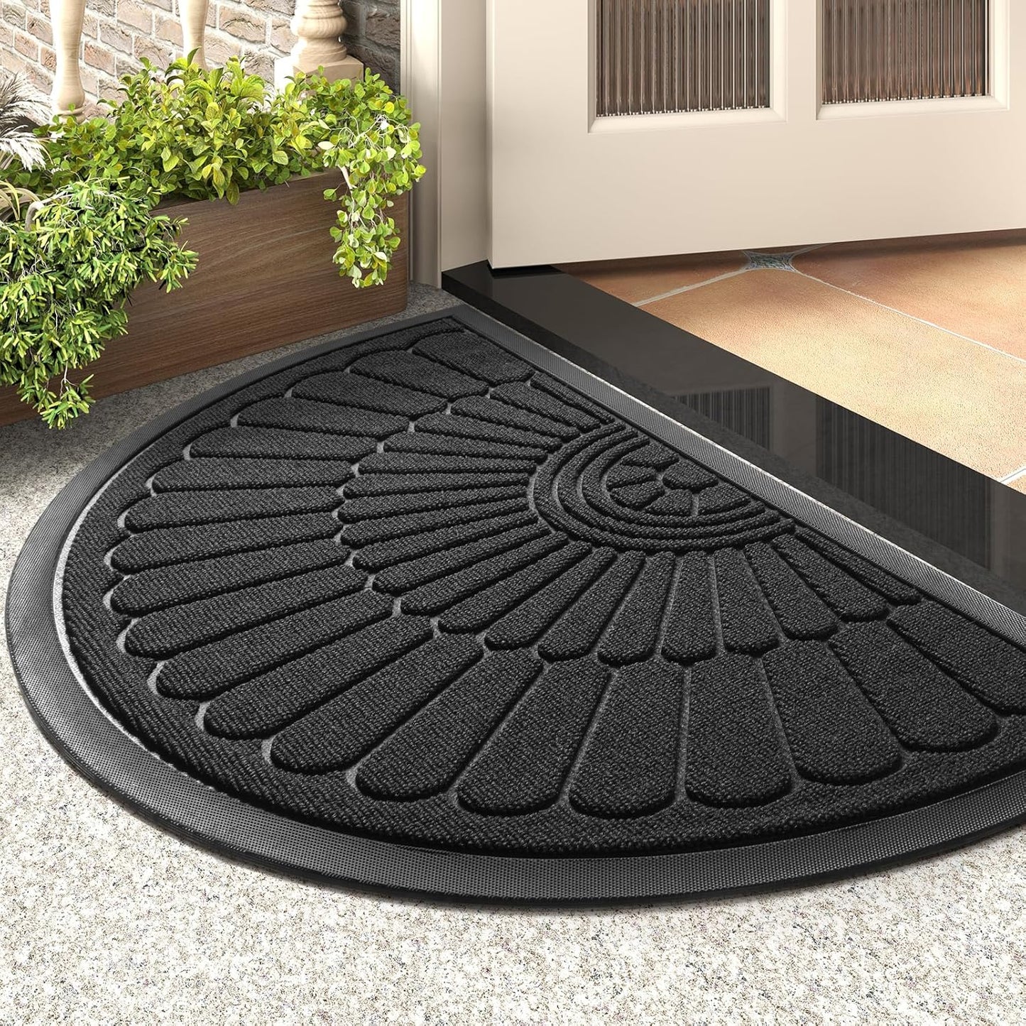 Durable Non Slip Door Mat for Indoor Outdoor Entryway Use