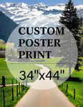 Custom Photo Poster Printing 34ft x 44ft - Personalized Wall Art